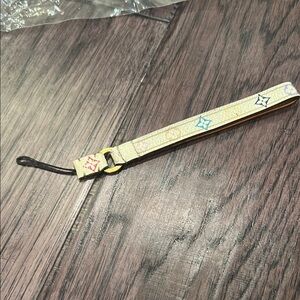 Louis Vuitton Authentic Phone Strap/ Key Ring Multicolor Monogram Wrist Strap